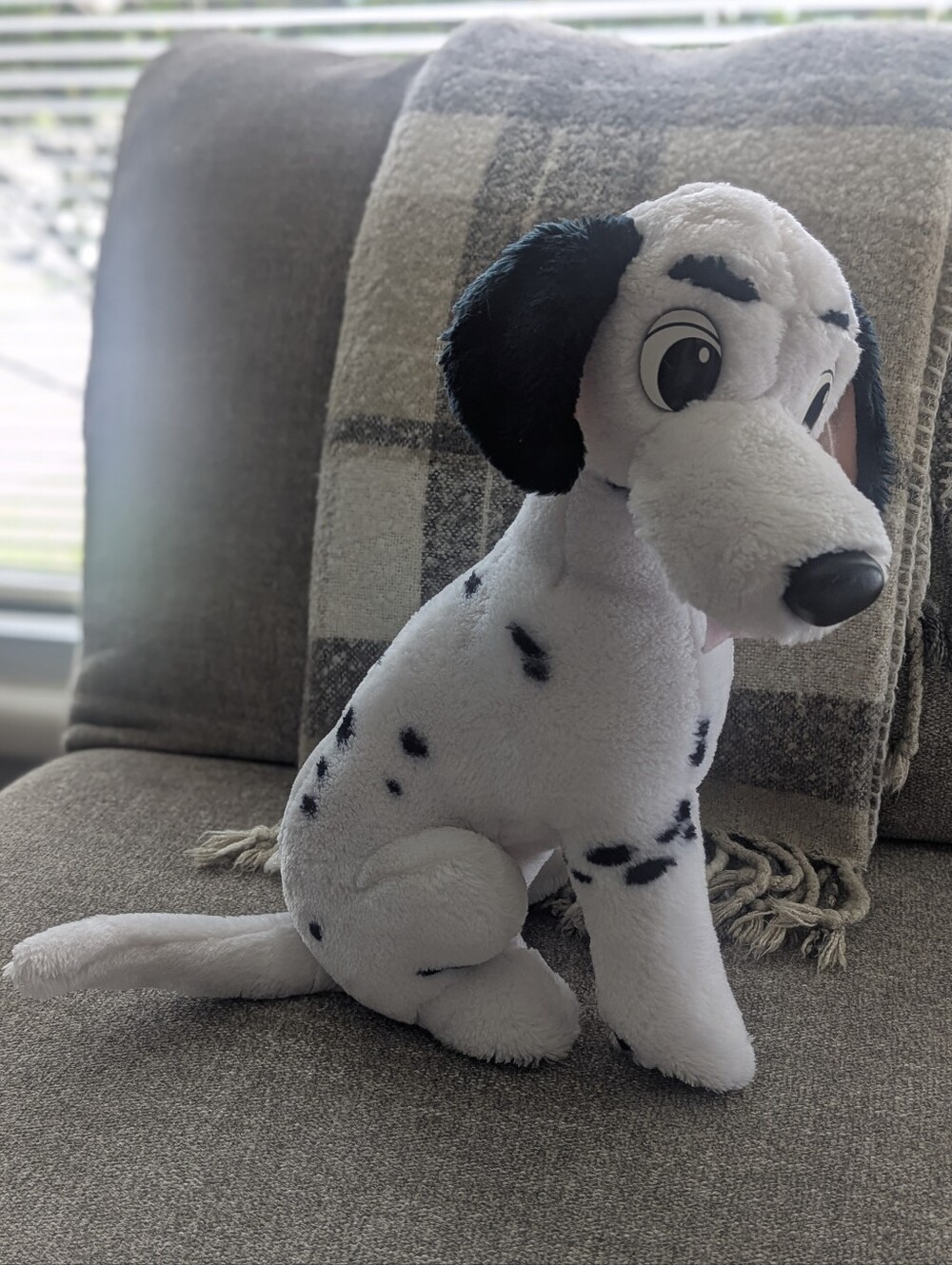 Vintage 1991 Mattel Disney "101 Dalmatians" Pongo Boy Dog Stuffed animal Plush